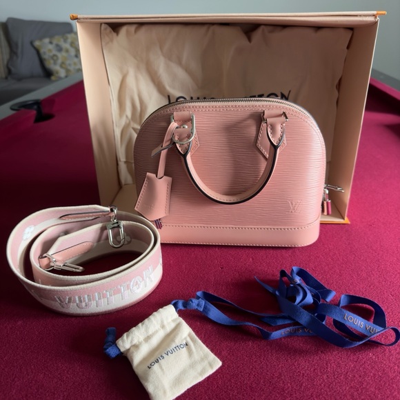 Louis Vuitton Handbags - Louis Vuitton Alma BB Epi Shoulder Bag Pink